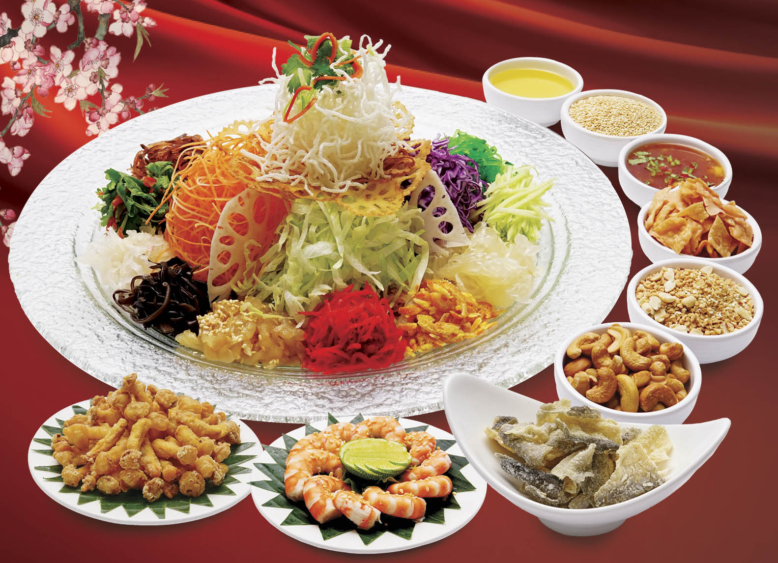 Bali Thai Toss into Thai Style Yu Sheng for Chinese New Year
